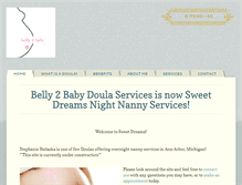 Tablet Screenshot of belly2baby.com